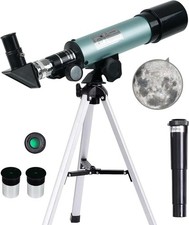 Mijiao Telescope for Kids, Astronomical Telescope Zoom 90X HD Outdoor - Z03