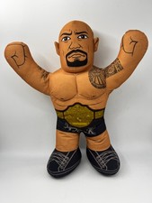 WWE The Rock Brawlin’ Buddies Talking Plush Figure Mattel 2012 Dwayne Johnson