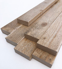 18 Sanded Reclaimed Wood Boards — 80cm 3"x1" Timber for Home DIY Crafts Project