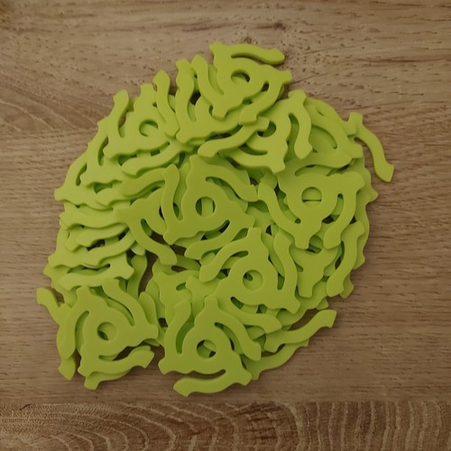 30x7 45rpm apple green - green, vinyl