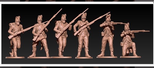 Napoleonic french voltigeurs - napoleonic,