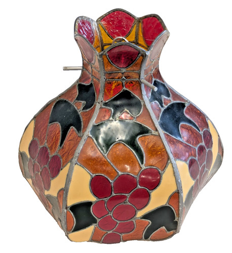 Vintage orange tiffany style - vintage,