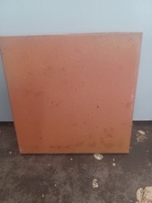 Red quarry floor tiles