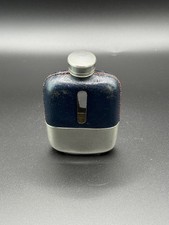Antique hip flask - hip, glass