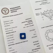 1.09 Ct Round Lab Grown