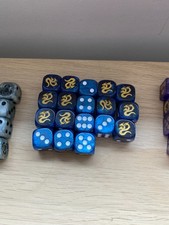 18 x Warhammer 40K - Alpha Legion Dice Set - 10pcs Chaos Snakes