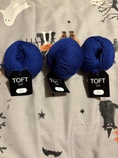3 X 25 Gram Toft Wool New And