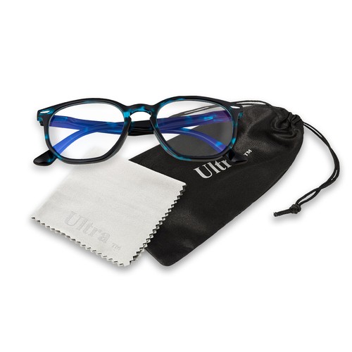 Blue tortoise horn rim - blue,