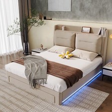 4FT6 Double Bed with LED