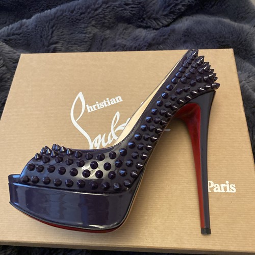 Christian louboutin aubergine - christian,
