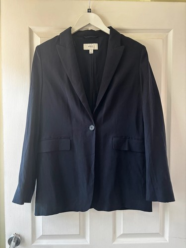 Navy ladies blazer uk12 - ladies,