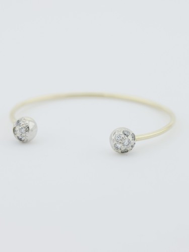 Ball torque bangle bracelet - ball,