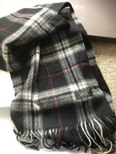 UGG Black Check Merino Wool & Cashmere