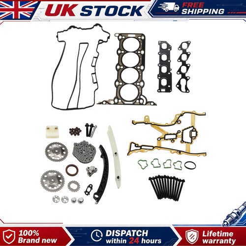 Head gasket set timing chain - set,