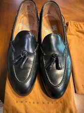 Edward Green Belgravia Tassel Penny Loafers Last D184  US 9.5 Black