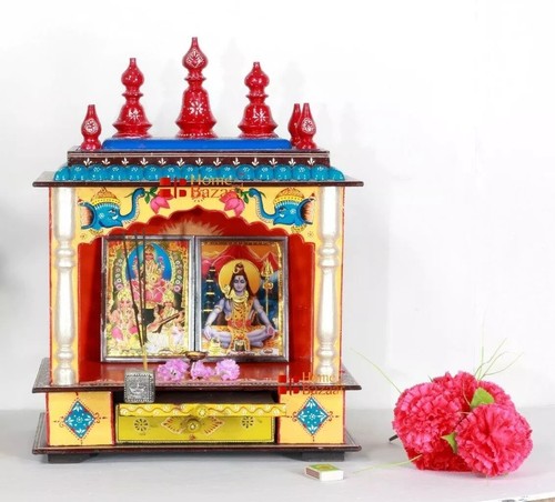 Mango wood hand painted - wood,