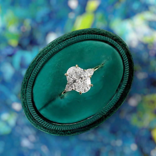 Diamond ring wedding gold lab - diamond,
