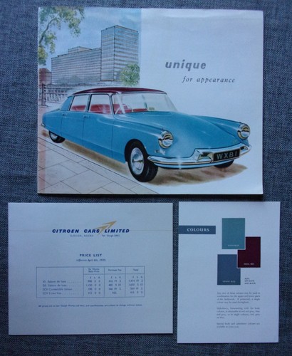 Citroen orig 1959 uk - id, &