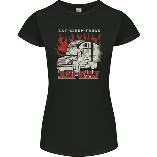 Lorry driver eat sleep - lorry, truck