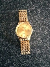 gianni ricci Date Gold watch