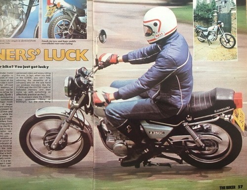 Kawasaki z250c original - z250c,