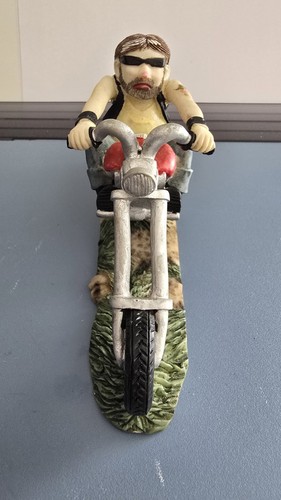 Vintage resin biker - vintage,