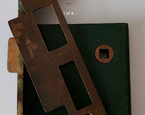 Antique brass mortice - mortice, lock