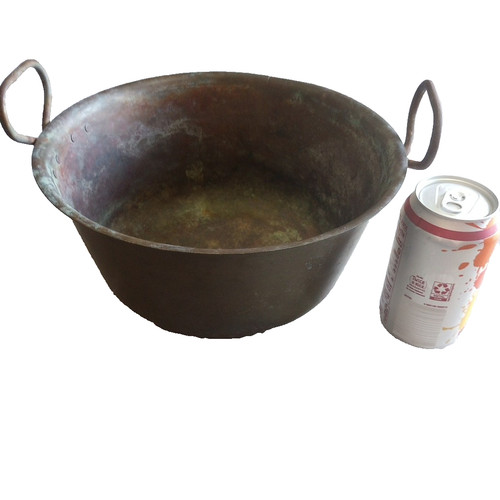 Antique copper preserving jam - antique,