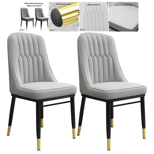 2pcs dining chairs faux - dining,