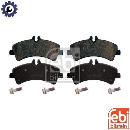 Brake pad set disc - brake, 16709