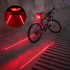 5 LED 2 Laser Bicycle Cycle