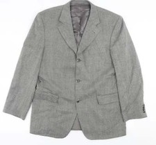 ROY ROBSON Mens Grey Plaid