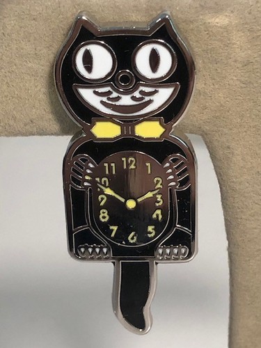 Black kit kat clock - kit,