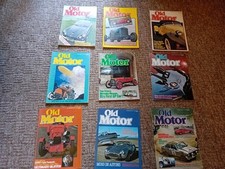 Old Motor Magazine Bundle x9 Dated 1980 All In Used Condition With Marks 