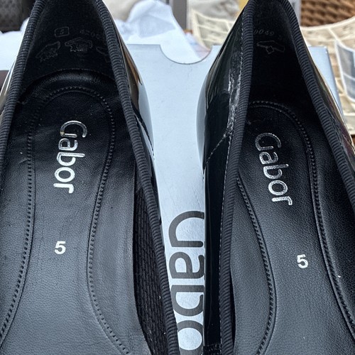 Gabor blue patent leather - gabor,