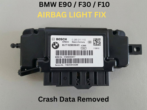 Bmw airbag module - reset, e90