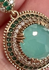 REAL Milky Aquamarine 14K Gold