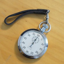 Smiths Vintage 1/5th Second Stopwatch with strap