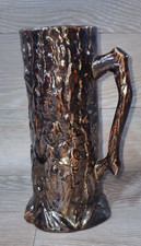 Vintage Jug Vase Tree Trunk