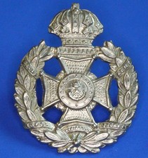 Victorian Rifle Brigade Cap Badge - restrike        [33147]