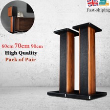 60-90CM Height Wooden Home Theater Bookshelf Hi Fi Speaker Stands Floor Surround