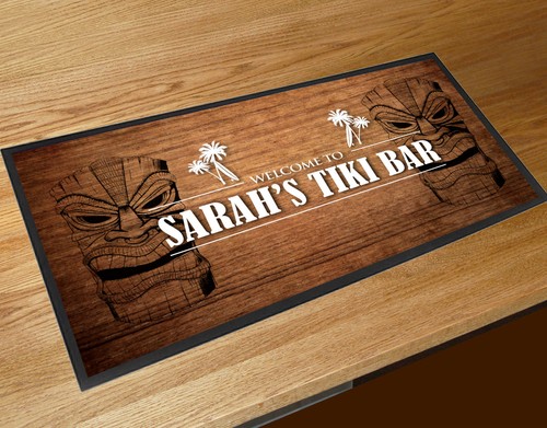 Personalised bar runner - personalised,