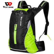 WEST BIKING 16L Waterproof Cycling Outdoor Sports Backpack Rucksack Bag Green