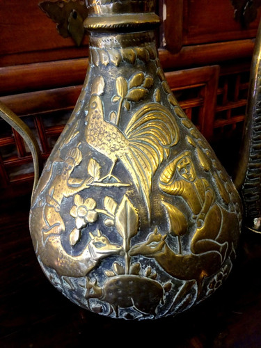 Antique mughal india brass - antique,