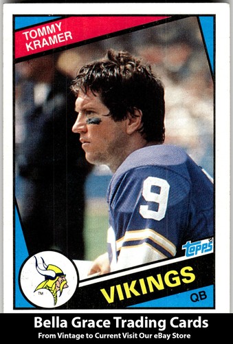 1984 topps tommy kramer - topps, #293