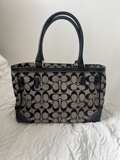 Vintage Coach Monogram Tote