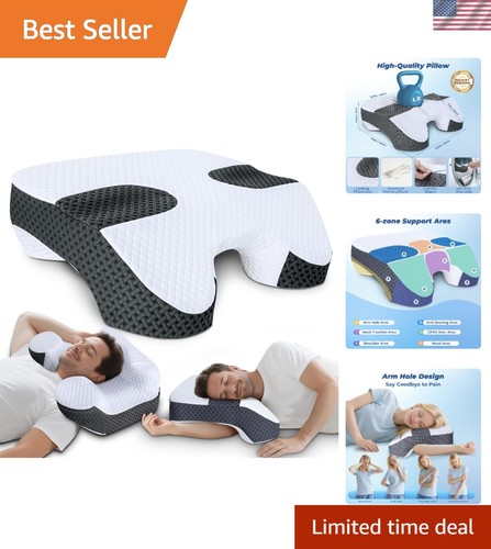 Side sleeper pillow with - sleeper,
