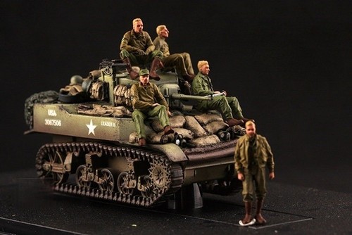 Wwii army tank crew - crew, 5