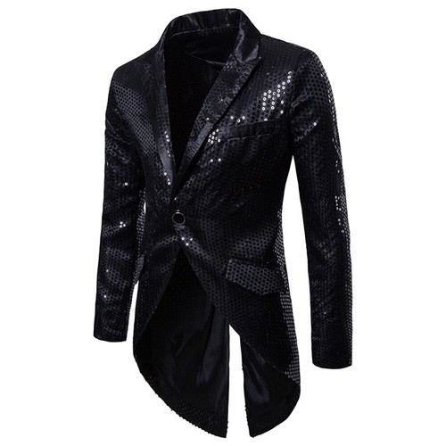 Mens sequin tailcoat suit - tailcoat,