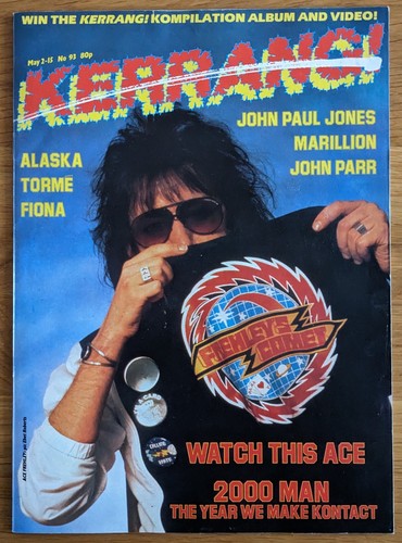 Ace frehley kerrang issue - frehley, kerrang!